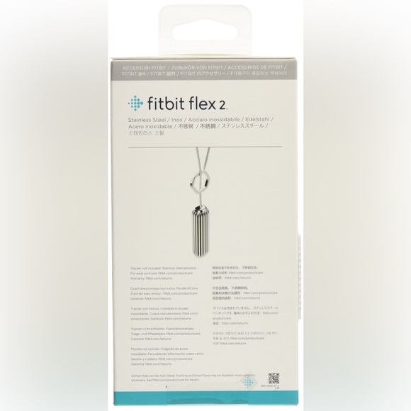 COPY - NEW FITBIT FLEX 2 SILVER PENDANT NECKLACE - Picture 4 of 4